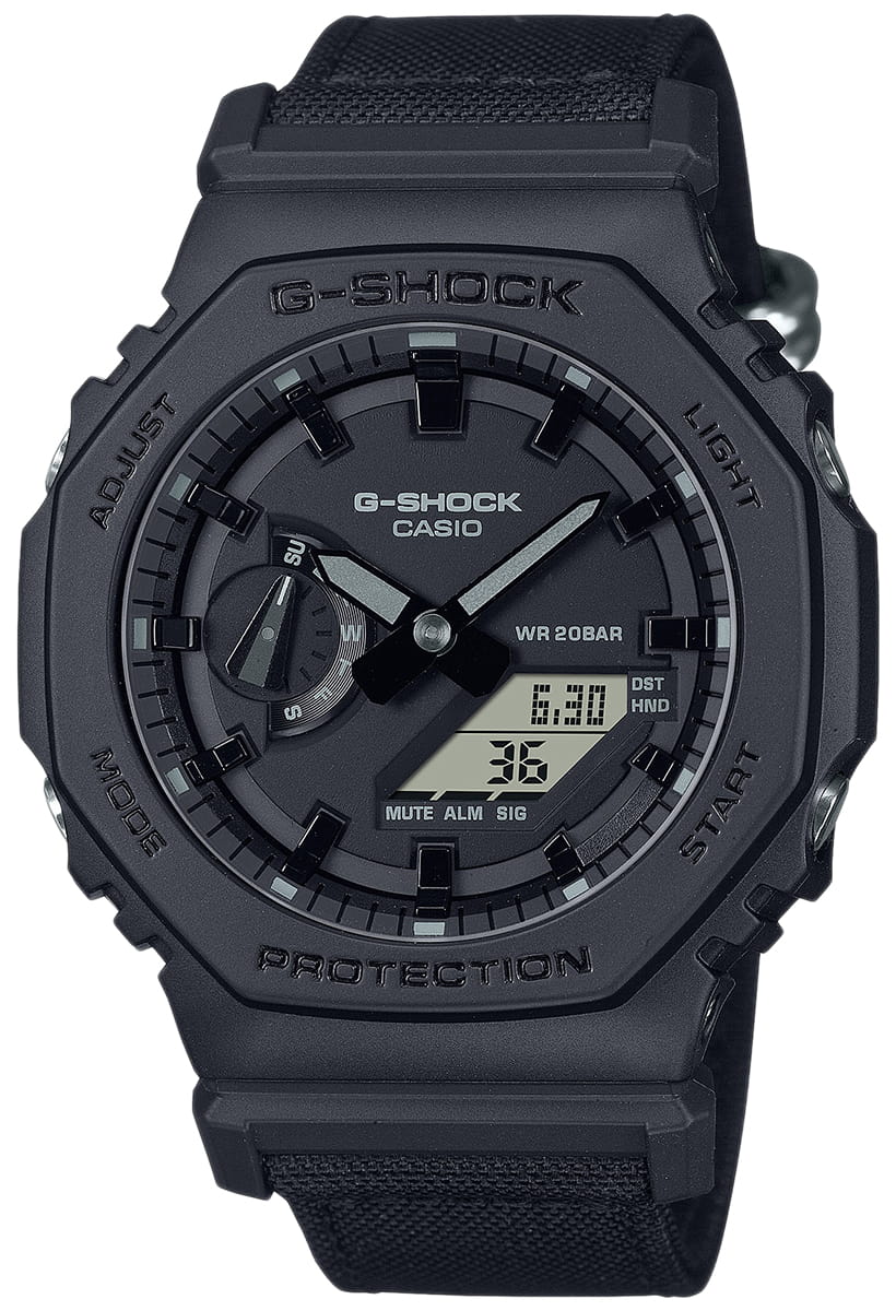 Casio G-SHOCK GA-2100BCE-1AER - Orologio Uomo Quarzo, Resina, Cinturino In Tessuto CORDURA Eco
